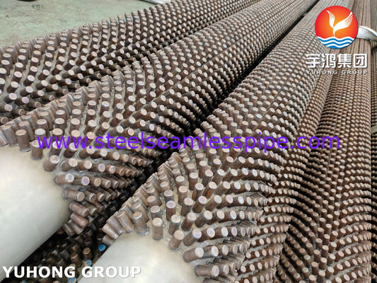 أنابيب الأجنحة المكبسة ASTM A312 TP304 لاسترداد الحرارة في درجات الحرارة العالية
