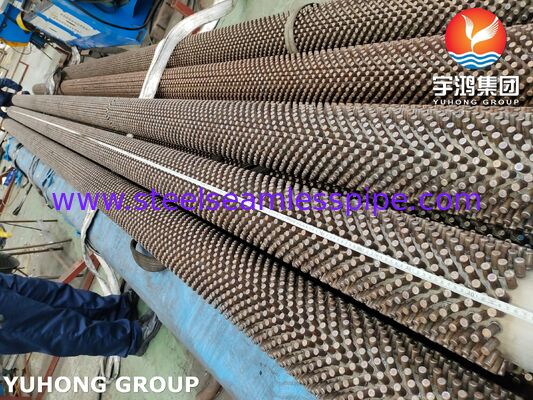 أنابيب الأجنحة المكبسة ASTM A312 TP304 لاسترداد الحرارة في درجات الحرارة العالية
