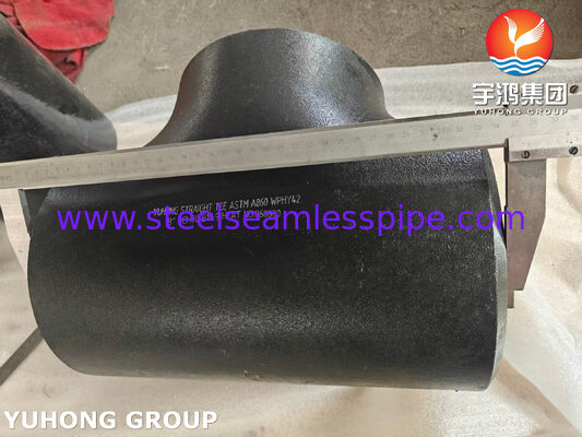 ASTM A860 WPHY 42 الصلب الكربوني الصلب المستقيم ASME B16.9 الصلب Buttweld أنابيب الإضافات