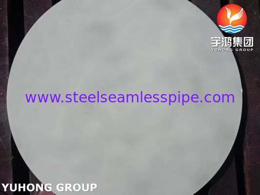 ASME SA240 304 أوراق أنابيب الفولاذ المقاوم للصدأ مع ثقوب حفر CNC الدقيقة للقلب المبادل للحرارة متوافقة مع معايير TEMA