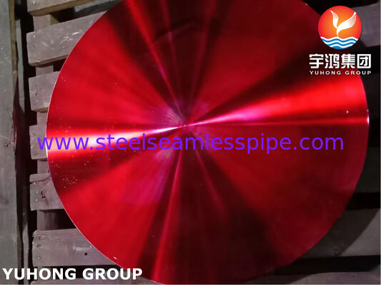 ASME SA240 304 أوراق أنابيب الفولاذ المقاوم للصدأ مع ثقوب حفر CNC الدقيقة للقلب المبادل للحرارة متوافقة مع معايير TEMA