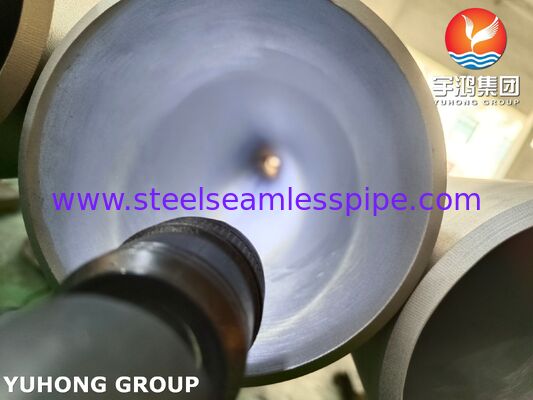 ASTM A376 TP347H أنبوب بلا خيوط Nb مستقر 515MPa حتى 900 درجة مئوية لفرن الكراكينغ السوبر هيتر