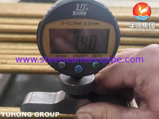 ASME SB111 C68700 الأنابيب المنخفضة للأنابيب ومبادلات الحرارة
