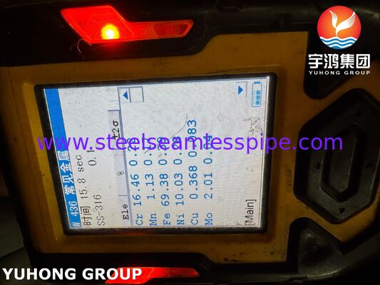 أنابيب الفولاذ المقاوم للصدأ غير الملحومة ASTM A312 TP316L لصناعة النفط والغاز