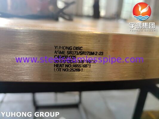 سبيكة النحاس اللوحة المستديرة النحاس البحري ASME SB171 C46400