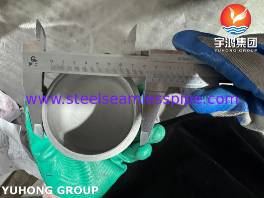 ASTM A815 WPS31803 غطاء أنابيب الفولاذ المقاوم للصدأ مزدوج غطاء 2205 أدوات الأنبوب غطاء نهاية