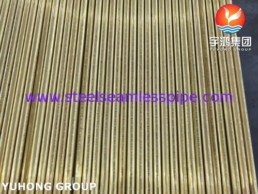 أنبوب غير منسجم من سبيكة النحاس ASTM B111 C44300 C70600 C71500 C68700 C71640 تبريد الهواء مشعّل المكثفات التطبيق