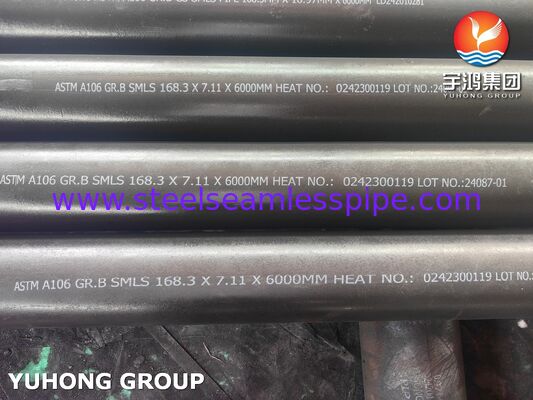 أنبوب غير ملحوم لمبادل حراري من الصلب الكربوني ASTM A106 GR.B للنفط والغاز