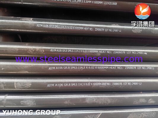 أنبوب غير ملحوم لمبادل حراري من الصلب الكربوني ASTM A106 GR.B للنفط والغاز