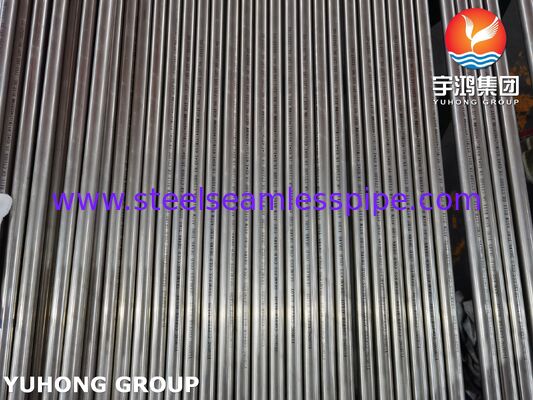 ASTM B111 ASME SB 111 SB 466 C71500 أنابيب نيكل نحاسية / 70/30 أنابيب نيكل نحاسية بلا طبقات أنابيب