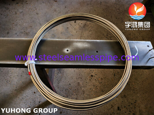 ASTM A269 TP316L الأنبوب الملفوف من الفولاذ المقاوم للصدأ الملتهب الساطع للأنابيب الهيدروليكية