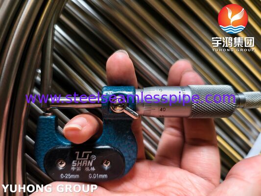 ASTM A269 TP316L الأنبوب الملفوف من الفولاذ المقاوم للصدأ الملتهب الساطع للأنابيب الهيدروليكية