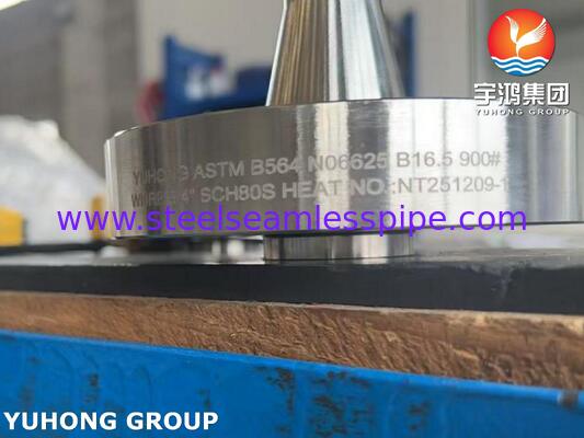 سبيكة النيكل 625 اللف ASTM B564 UNS N06625 Inconel 625 اللف الرقبة اللف WNRF