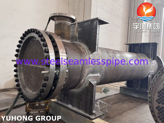 ASME U Stamp TEMA مبادلة الحرارة من الفئة R لمصفاة هيدروجين المرحلة 1 Intercooler التفريغ