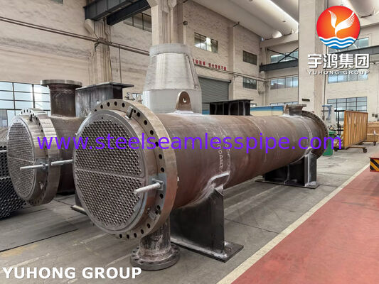 ASME U Stamp TEMA مبادلة الحرارة من الفئة R لمصفاة هيدروجين المرحلة 1 Intercooler التفريغ