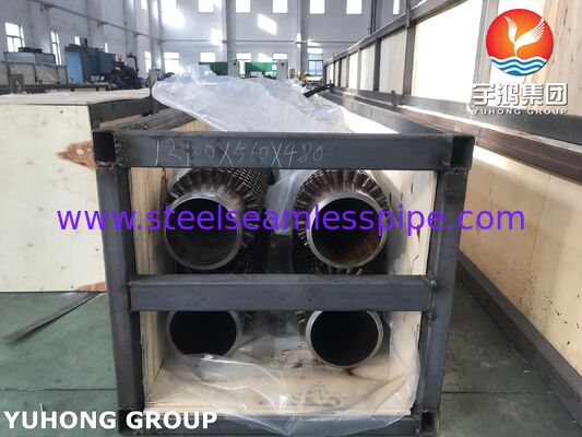 ASME SA335 P9 أنابيب ذات زعانف مرصعة للسخانات التي تعمل بالنار