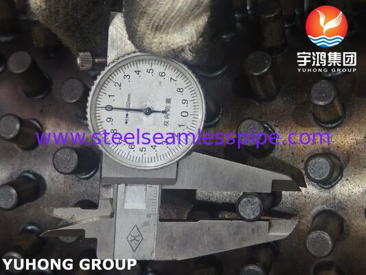 ASME SA335 P9 أنابيب ذات زعانف مرصعة للسخانات التي تعمل بالنار