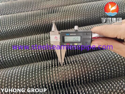 ASME SA192 أنابيب ذات زعانف مسننة لجهاز التسخين والموفر