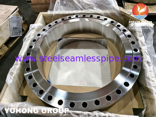 فلنج فولاذ مقاوم للصدأ مطروق ASTM A182 F316L WNRF لأنظمة الأنابيب المسببة للتآكل