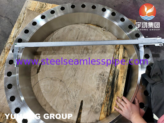 فلنج فولاذ مقاوم للصدأ مطروق ASTM A182 F316L WNRF لأنظمة الأنابيب المسببة للتآكل