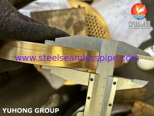 ASTM B171 C46400 أوراق أنابيب النحاس البحرية لمكثف مبادل الحرارة