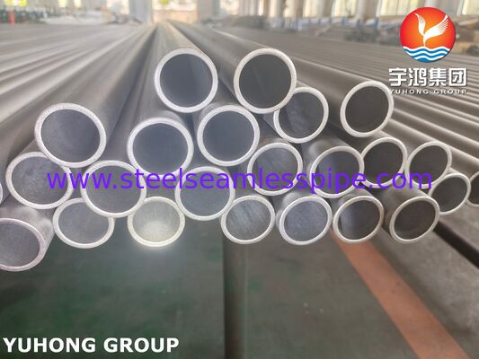 ASTM A268 TP405 أنبوب الفولاذ المقاوم للصدأ الحديدي مع نسبة منخفضة من الكروم وارتفاع من الألومنيوم ، غير متصلب للهواء