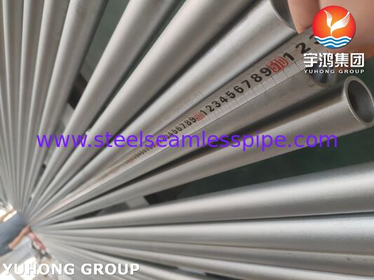 ASTM A268 TP405 أنبوب الفولاذ المقاوم للصدأ الحديدي مع نسبة منخفضة من الكروم وارتفاع من الألومنيوم ، غير متصلب للهواء