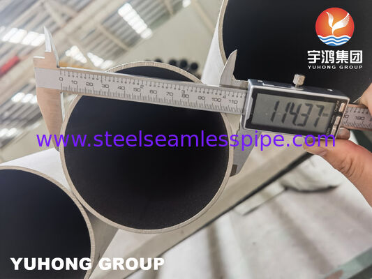 ASTM A790 UNS S31803 الأنابيب الملحومة المصنوعة من الفولاذ المقاوم للصدأ على الوجهين للخدمة الصناعية المسببة للتآكل
