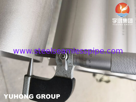 ASTM A790 UNS S31803 الأنابيب الملحومة المصنوعة من الفولاذ المقاوم للصدأ على الوجهين للخدمة الصناعية المسببة للتآكل