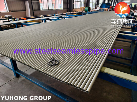 الفولاذ المقاوم للصدأ أنبوب غير ملحوم الفريت ASTM A268 TP405 TP409 TP410 TP430 TP403Ti تطبيق مبادل حراري صلب مخلل