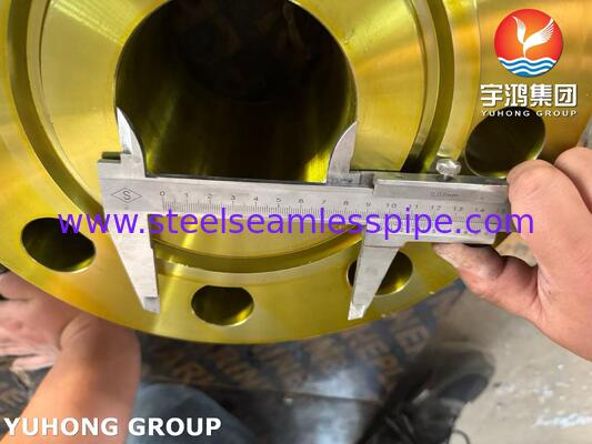 ASTM A694 درجة F42 شفة من الصلب الكربوني مزورة شفة اللحام WNRTJ