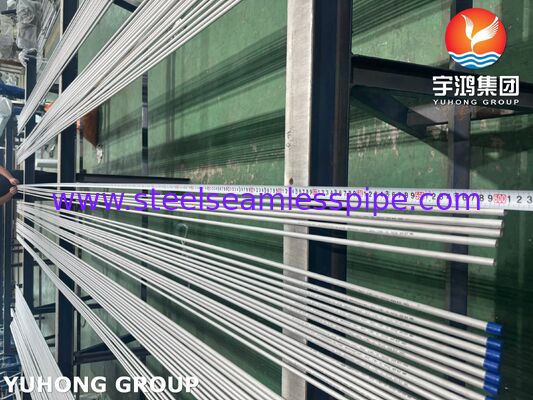 ASTM A269 TP316L أنابيب الفولاذ المقاوم للصدأ غير الملحومة للمبادل الحراري والمخلل والمُلدن