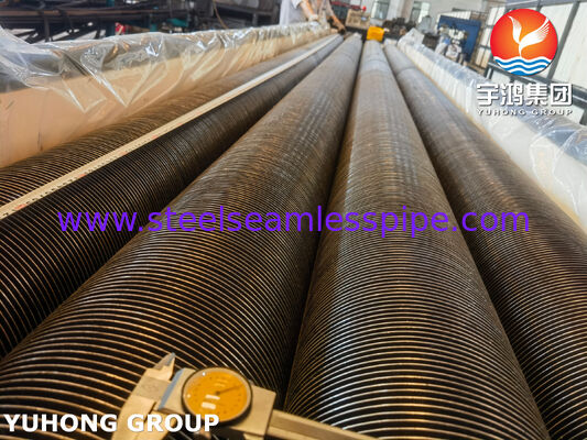 أنابيب ذات أجنحة عالية التردد لحامية لاسترداد الحرارة النفايات ASTM A269 TP321 الفولاذ المقاوم للصدأ