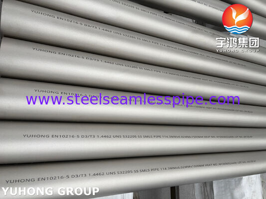 EN10216-5 D3/T3 1.4462 Cold Drawn Stainless Steel Seamless Tube For Industrial Application