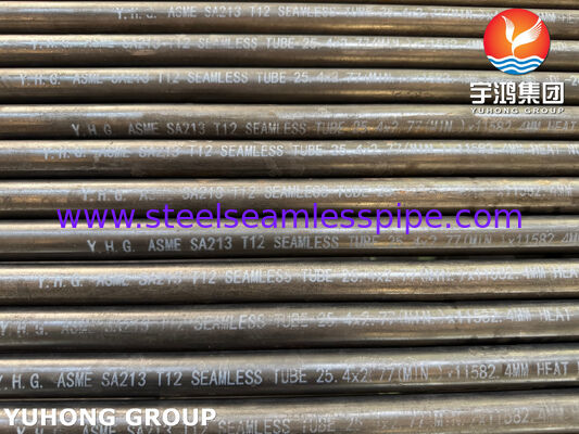 أنابيب الغلايات ASME SA213 T12 | مورد أنبوب غلايات من سبائك الصلب غير الملحومة