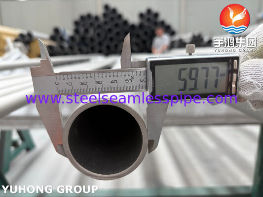 أنبوب فولاذي مقاوم للصدأ غير ملحوم ASTM A312 TP304H 304L للتطبيقات الكيميائية والصناعية