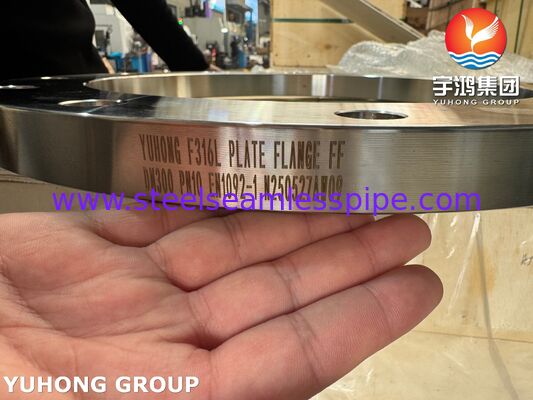 EN1092-1 F316L الفولاذ المقاوم للصدأ الصفيح الصفحة الوجهية للصفيحة PN2.5-PN100، DN10-DN600