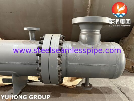 TEMA BEM قذيفة ومبادلة حرارة الأنابيب ASME SA240 316 محول الحرارة من الفولاذ المقاوم للصدأ