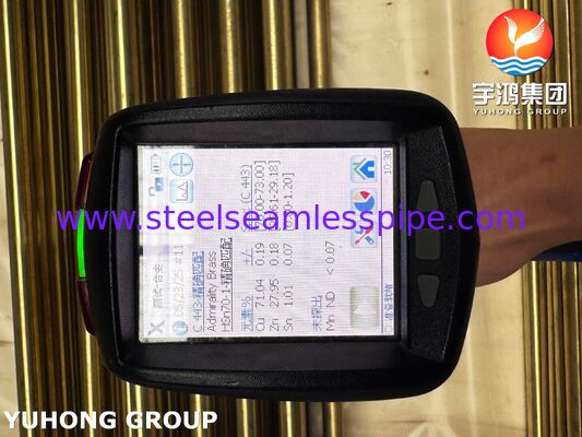 أنبوب ASTM B111 C44300 نحاس أدميرالتي دقيق على شكل حرف U للمكثفات والمبادلات الحرارية