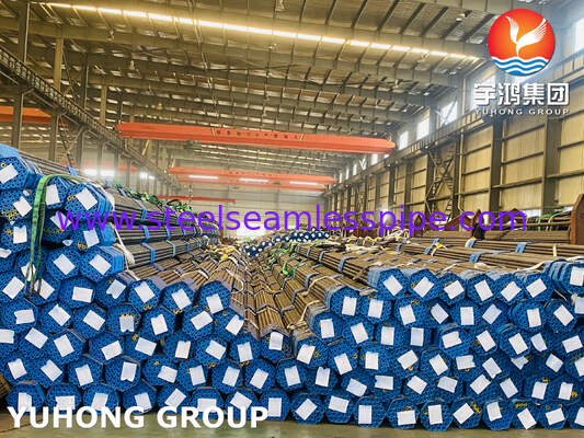 أنابيب فولاذية بلا خيوط 12Cr1MoVG (12Х1МФ) TU 14-3Р-55-2001 ، GB/T 5310 للقطلات عالية الضغط و أنابيب الجلد المبادلات الحرارية