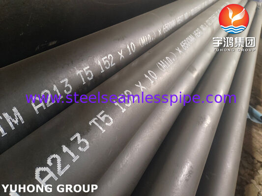 ASTM A213 T5 / 1.7362 أنبوب مبادلة الحرارة السلس ، أنبوب الفولاذ السليمي للمدفئات