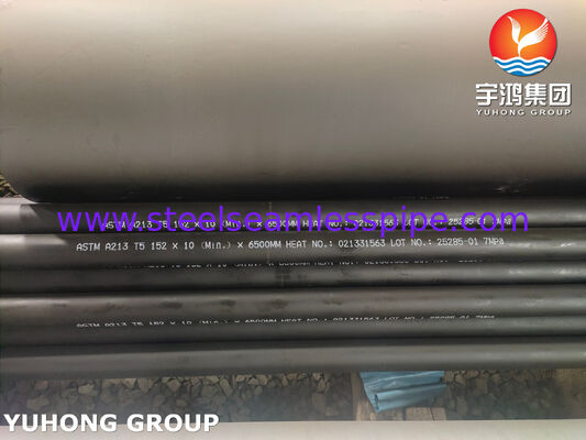 ASTM A213 T5 / 1.7362 أنبوب مبادلة الحرارة السلس ، أنبوب الفولاذ السليمي للمدفئات