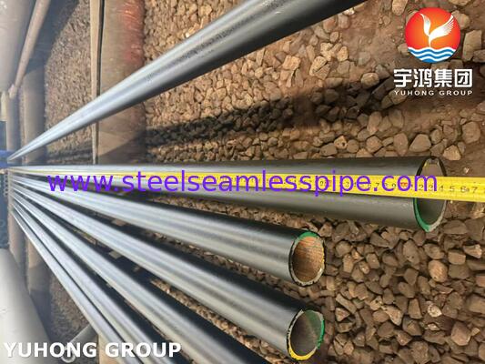 أنبوب سبائك فولاذية فيريتي غير ملحوم ASME SA335 P9 للخدمة ذات درجات الحرارة العالية مع معالجة تطبيع وتطبيع
