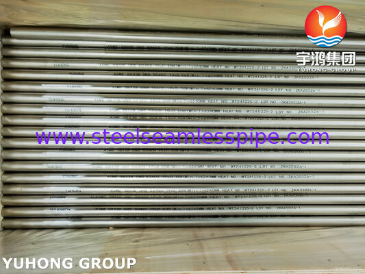 ASME SB338 UNS R50400 أنابيب التيتانيوم السلسة للمكثفات ومبادلات الحرارة