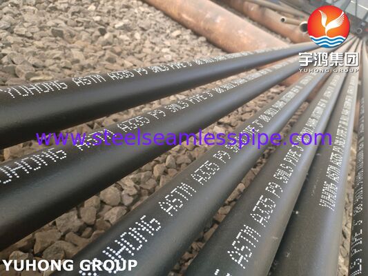 ASTM A335 / ASME SA335 P9 أنابيب بلا خيوط من الفولاذ اللاصق لصناعة البتروكيماويات