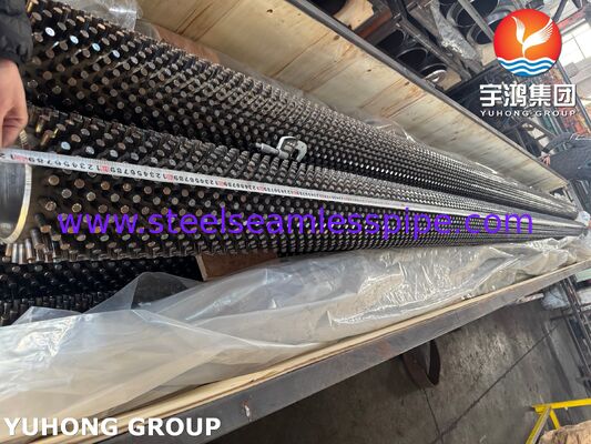 أنابيب ASTM A335 P22 المرصعة لاستعادة الحرارة المهدرة