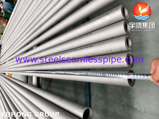 ASTM A312 TP321H S32109 12X18H10T أنابيب بلا خيوط من الفولاذ المقاوم للصدأ للمصافي