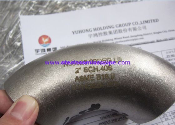 ASTM B366 Inconel 625 المحملة الكوع المخفض الصليب تركيبات اللحام بعقب ANSI B16.9 ، التفتيش اختراق