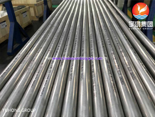 ASTM B622 C22 UNS N06022 أنبوب فولاذي غير ملحوم Hastelloy 25 * 2 * 6000mm