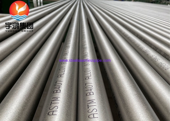 ASME SB407 Incoloy 800H / UNS N08810 أنبوب بلا خيوط من سبيكة النيكل الصلب